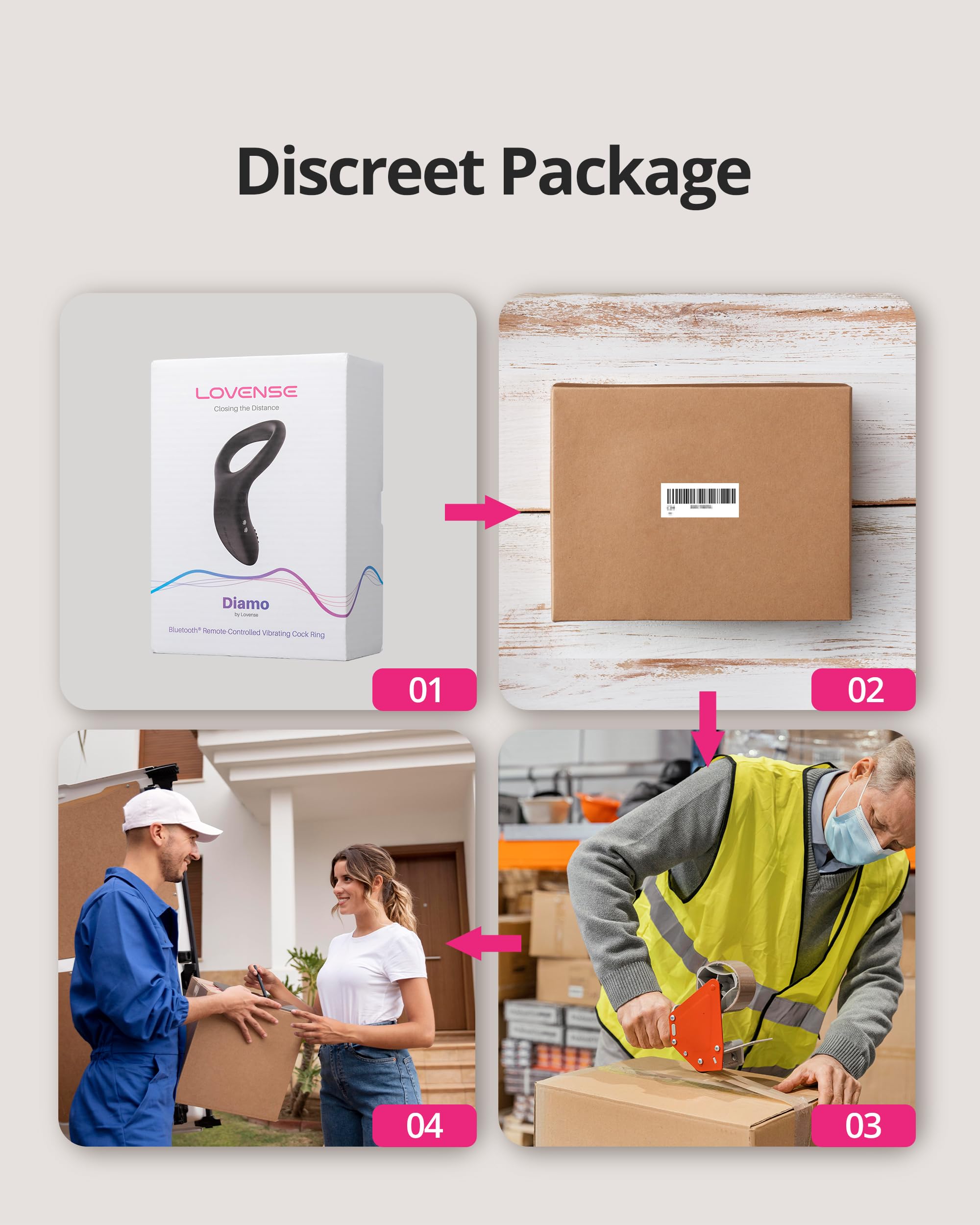 LOVENSE Diamo Vibrating Penis Ring, Cock Ring for Men, Prostate Massager, Long Distance Bluetooth Remote Reach with Music Sync, Partner & App Control, Male Sex Toys - Image 9