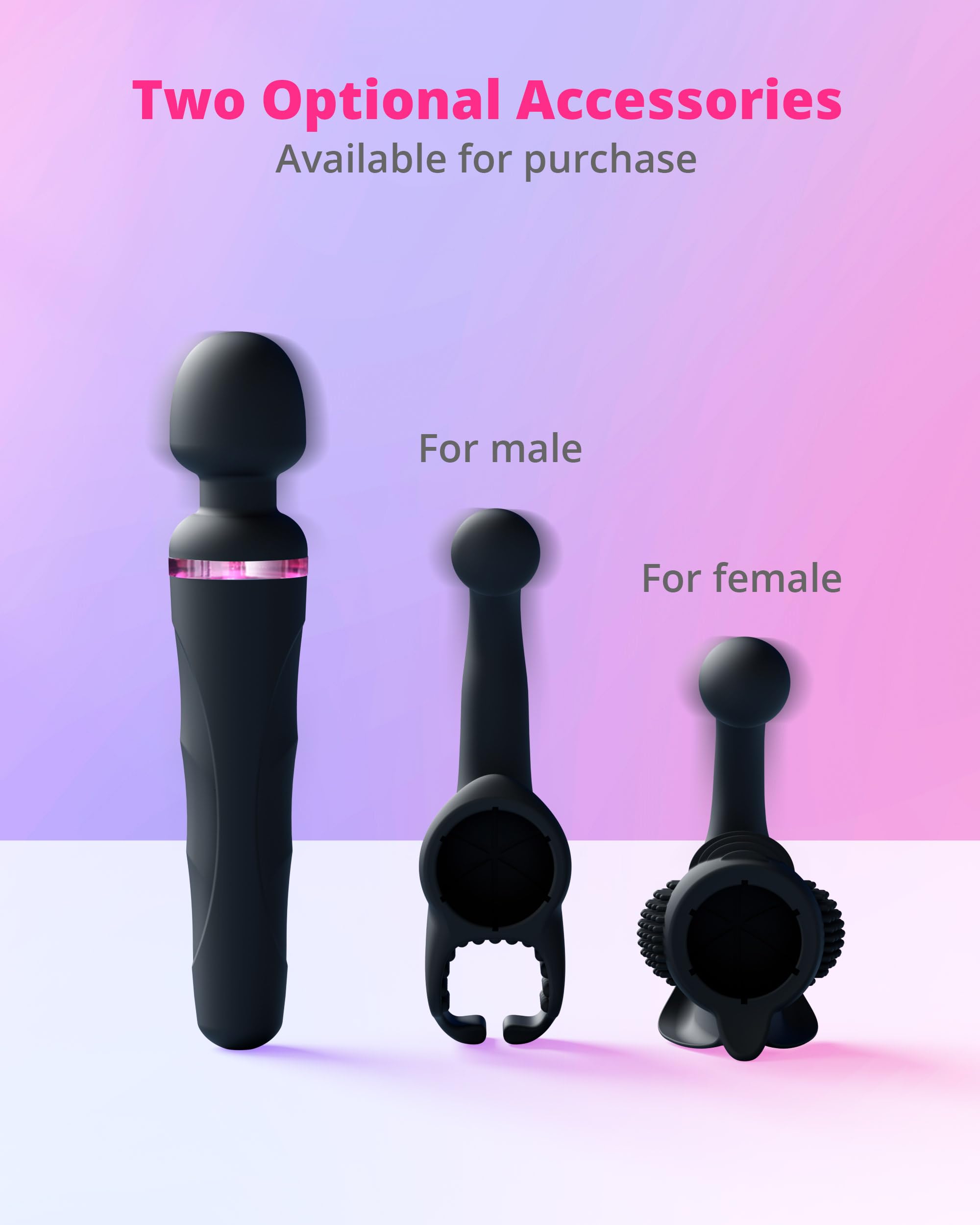 LOVENSE Domi 2 Wand Massager Vibrator + LOVENSE Hush 2 1.75'' Vibrating Butt Plug Anal Sex Toys for Couples - Image 5