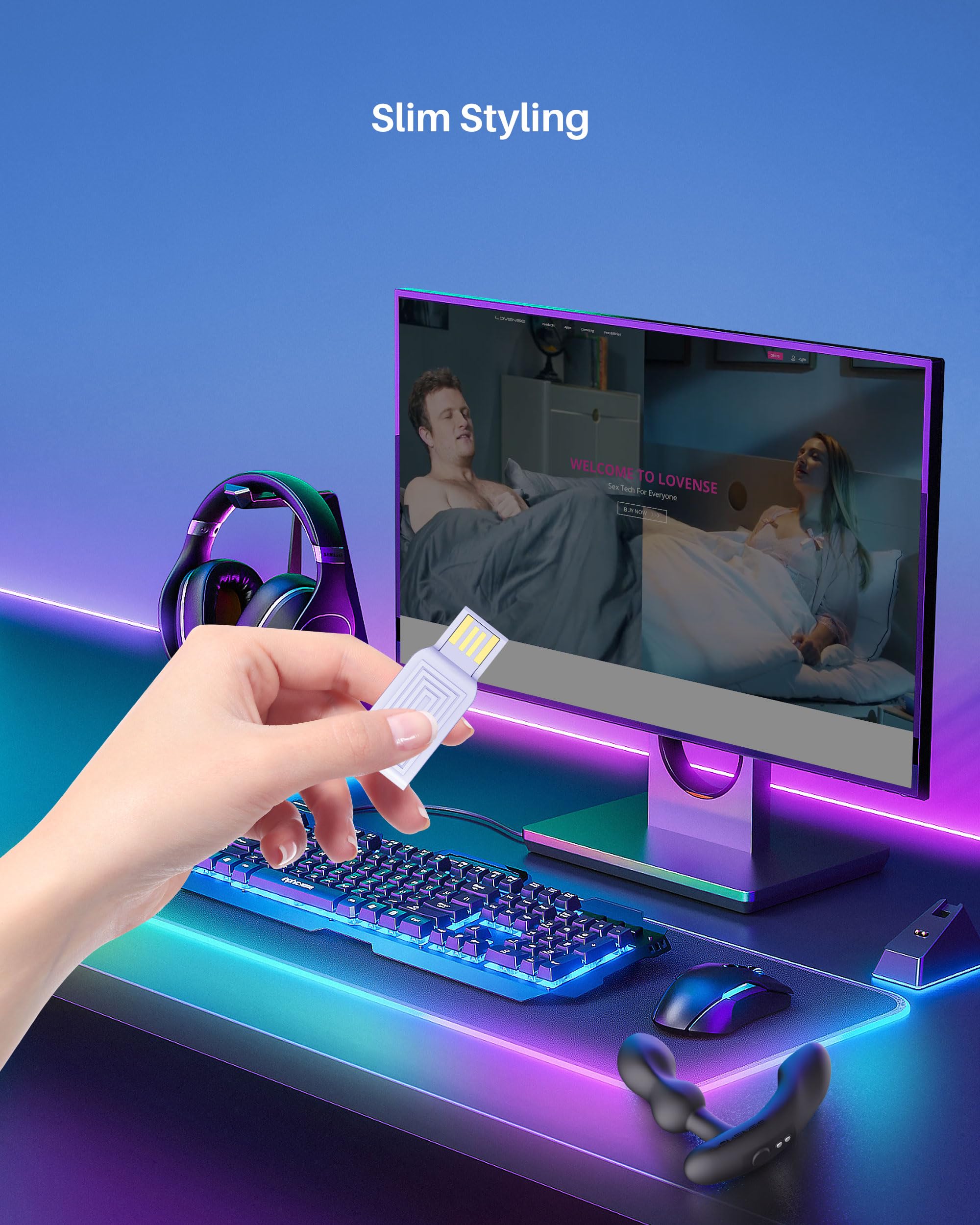 LOVENSE Dongle USB Bluetooth Adapter for PC Laptop Desktop Computer, Remote Connect, Plug and Play for Windows 7/8/10/11 - Image 3