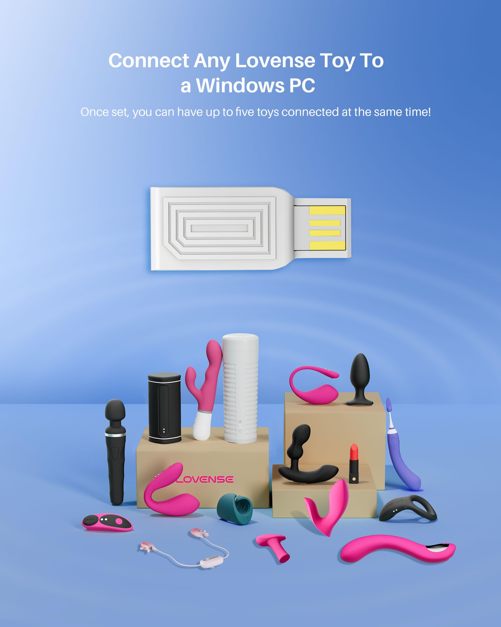 LOVENSE Dongle USB Bluetooth Adapter for PC Laptop Desktop Computer, Remote Connect, Plug and Play for Windows 7/8/10/11 - Image 4