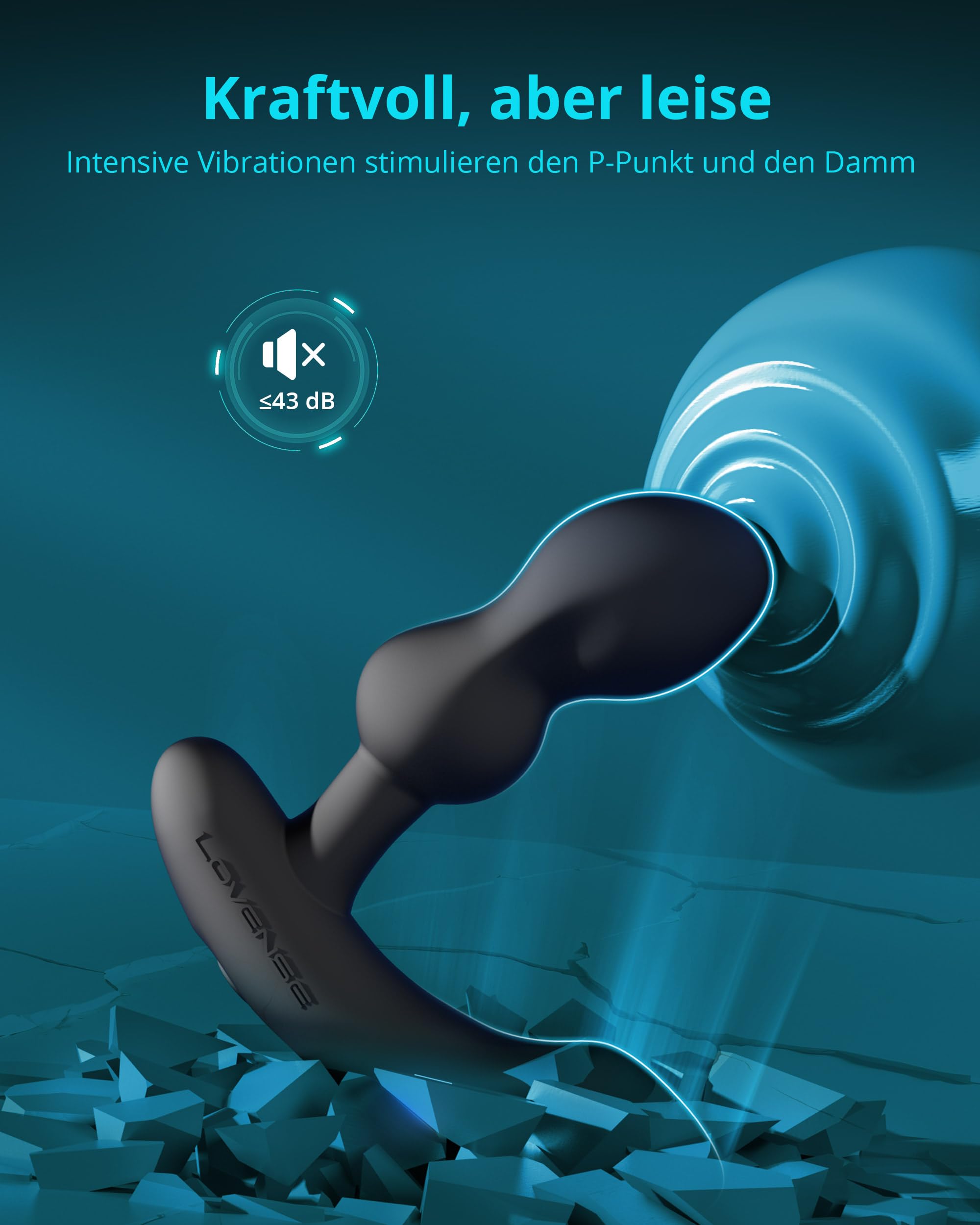 LOVENSE Edge 2 Prostate Massager Vibrator Sex Toys for Men + LOVENSE Gemini Vibrating Nipple Clamps Adjustable Nipple Stimulator for Women Men Couple Play - Image 6