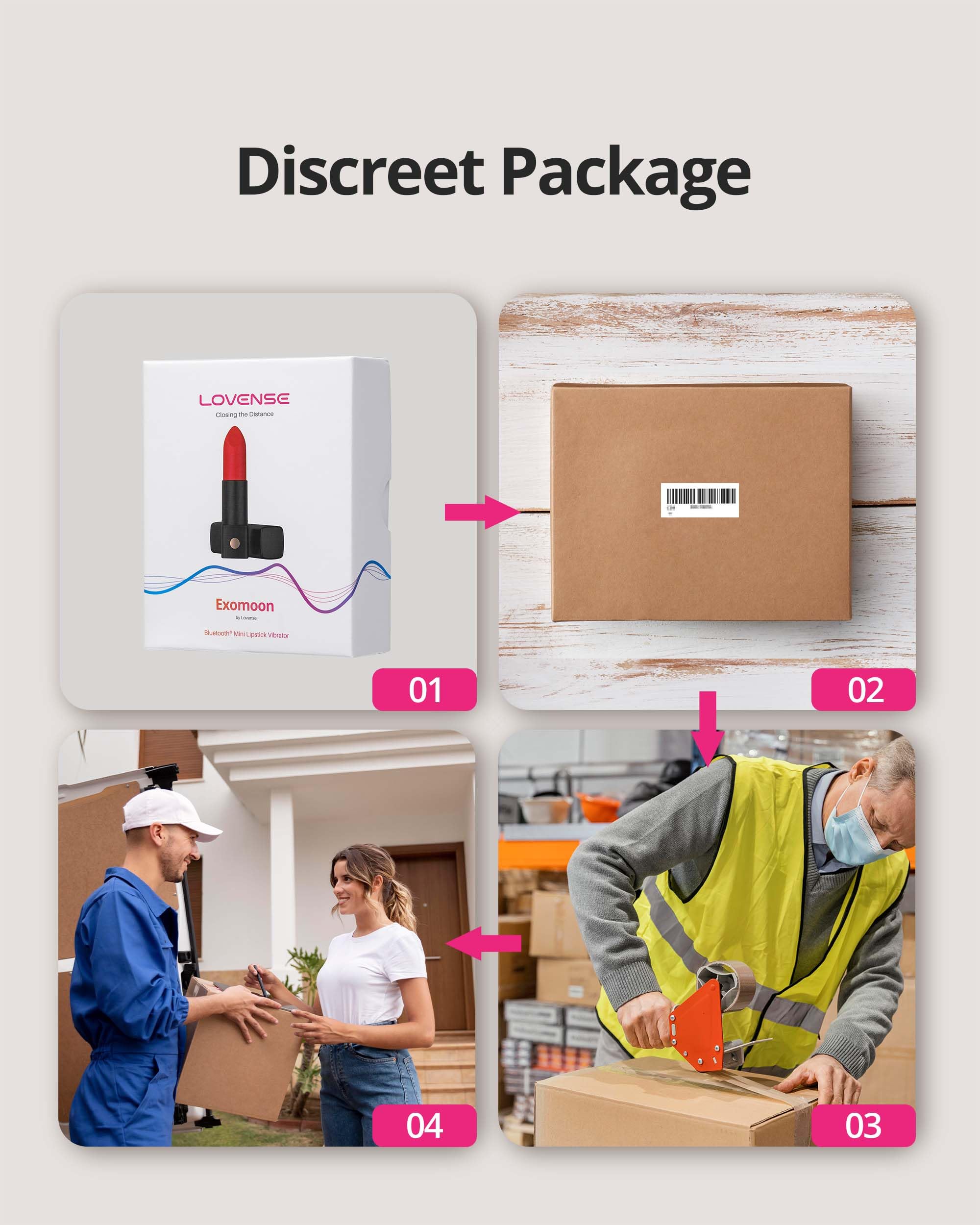 LOVENSE Exomoon Mini Bullet Vibrator Bluetooth Secret Lipstick Vibrator, Waterproof Nipple, Clitoris & G Spot Massager for Women, Small Portable Vibrating & Massaging Adult Sex Toys for Couples - Image 9