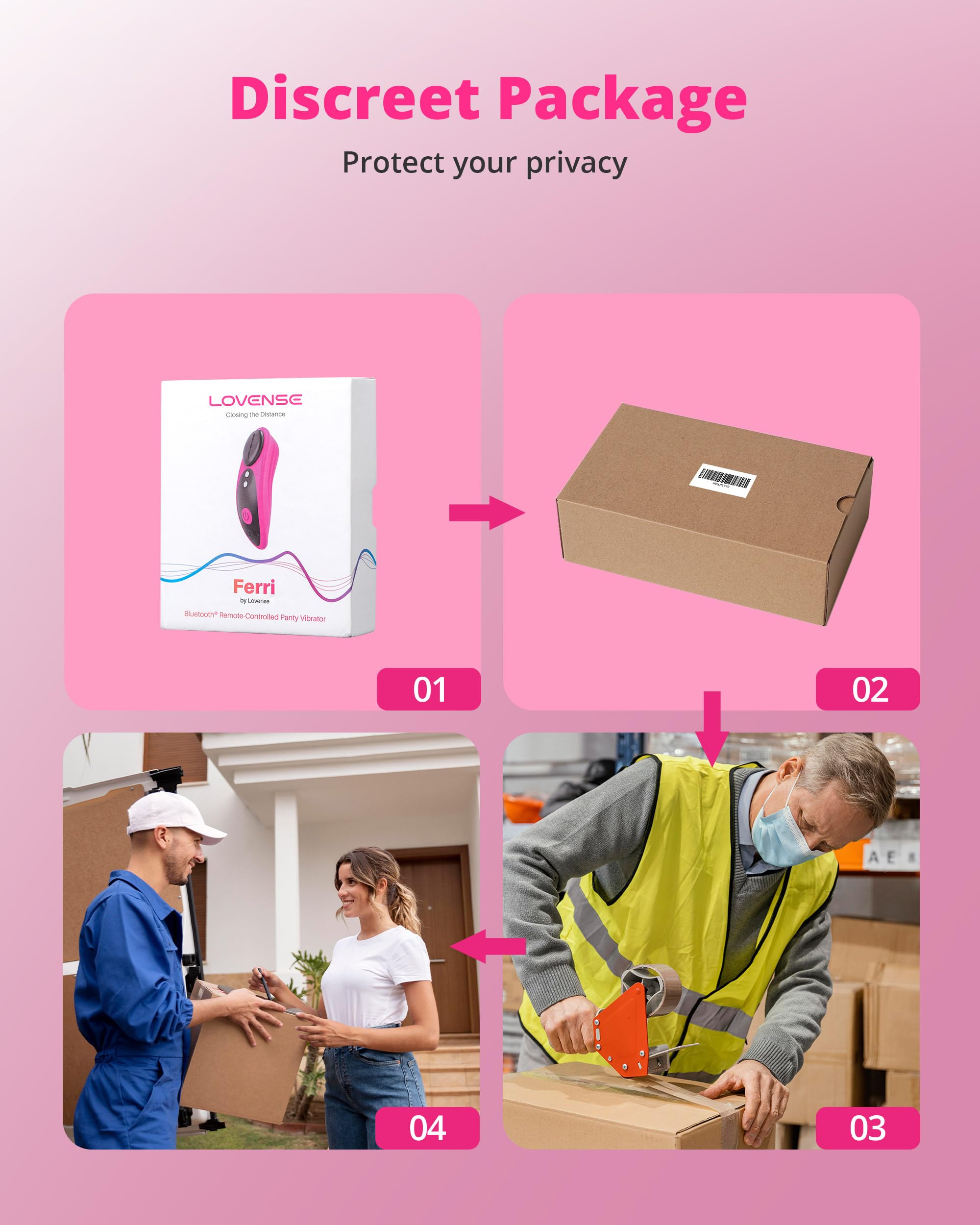 LOVENSE Ferri Vibrating Panties, Magnetic Mini Wearable Clit Vibrator with Remote Control Long Distance for Female Couple Sex Toy & Games Clitoral Stimulator Massager, Discreet, IPX7 Waterproof - Image 8