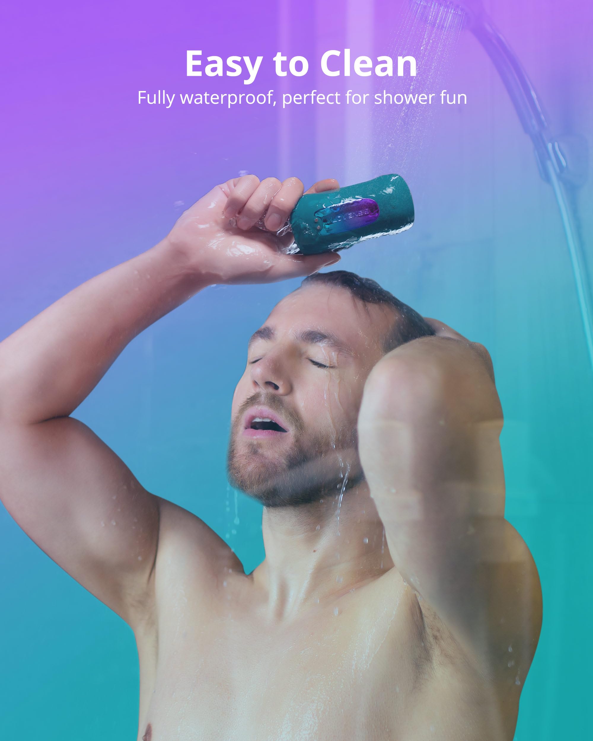 LOVENSE Gush 2 Automatic Male Masturbator Stroker, Vibrating & Oscillating Adult Sex Toys & Games with Endurance Training App Remote Control Penis Vibrator Massager Cock Ring, with Adjustable Buckles - Image 7