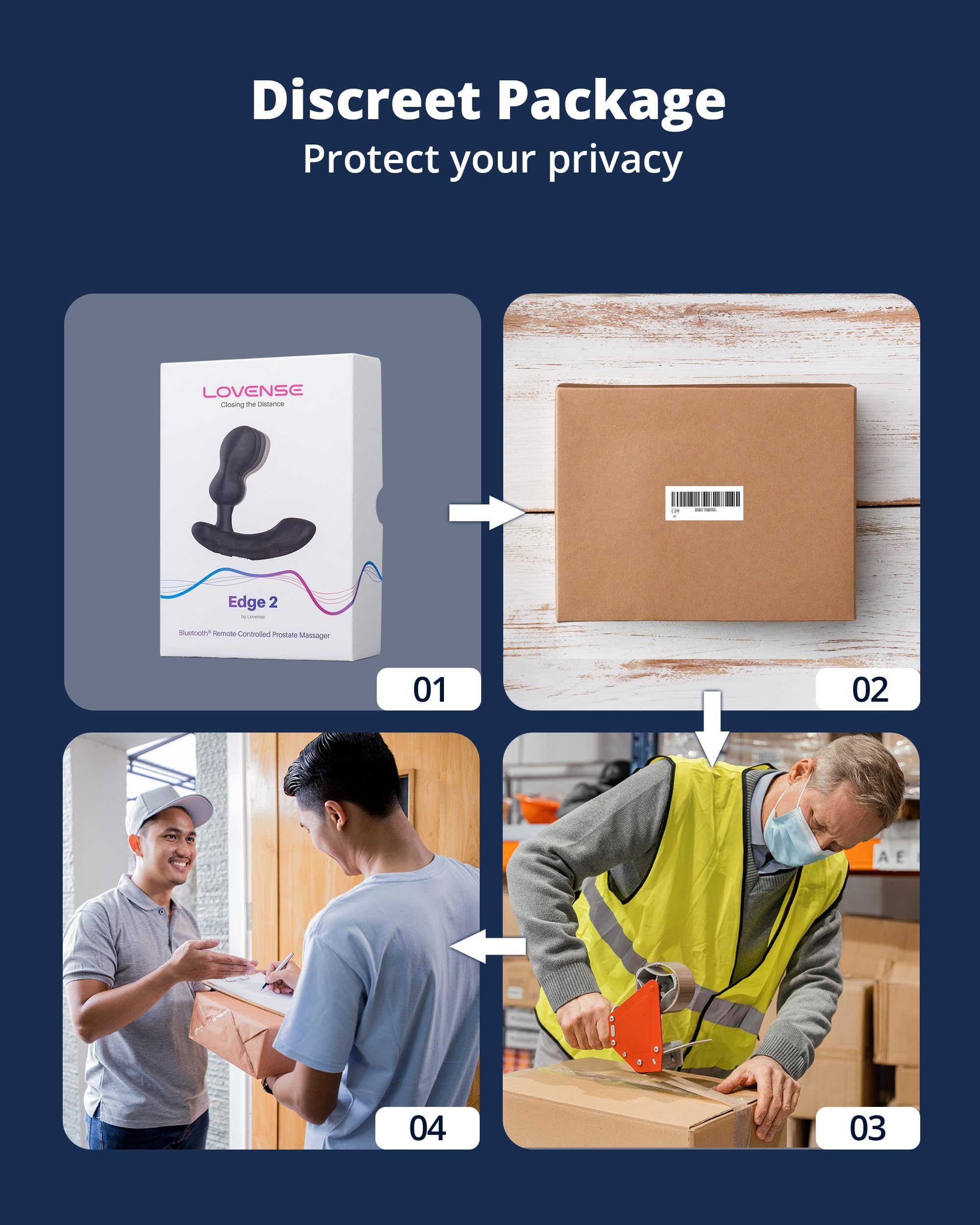 LOVENSE Gush 2 Automatic Male Masturbator Stroker, Vibrating & Oscillating Penis Massager Cock Ring+LOVENSE Edge 2 Prostate Massager Male Vibrator Sex Toys - Image 9