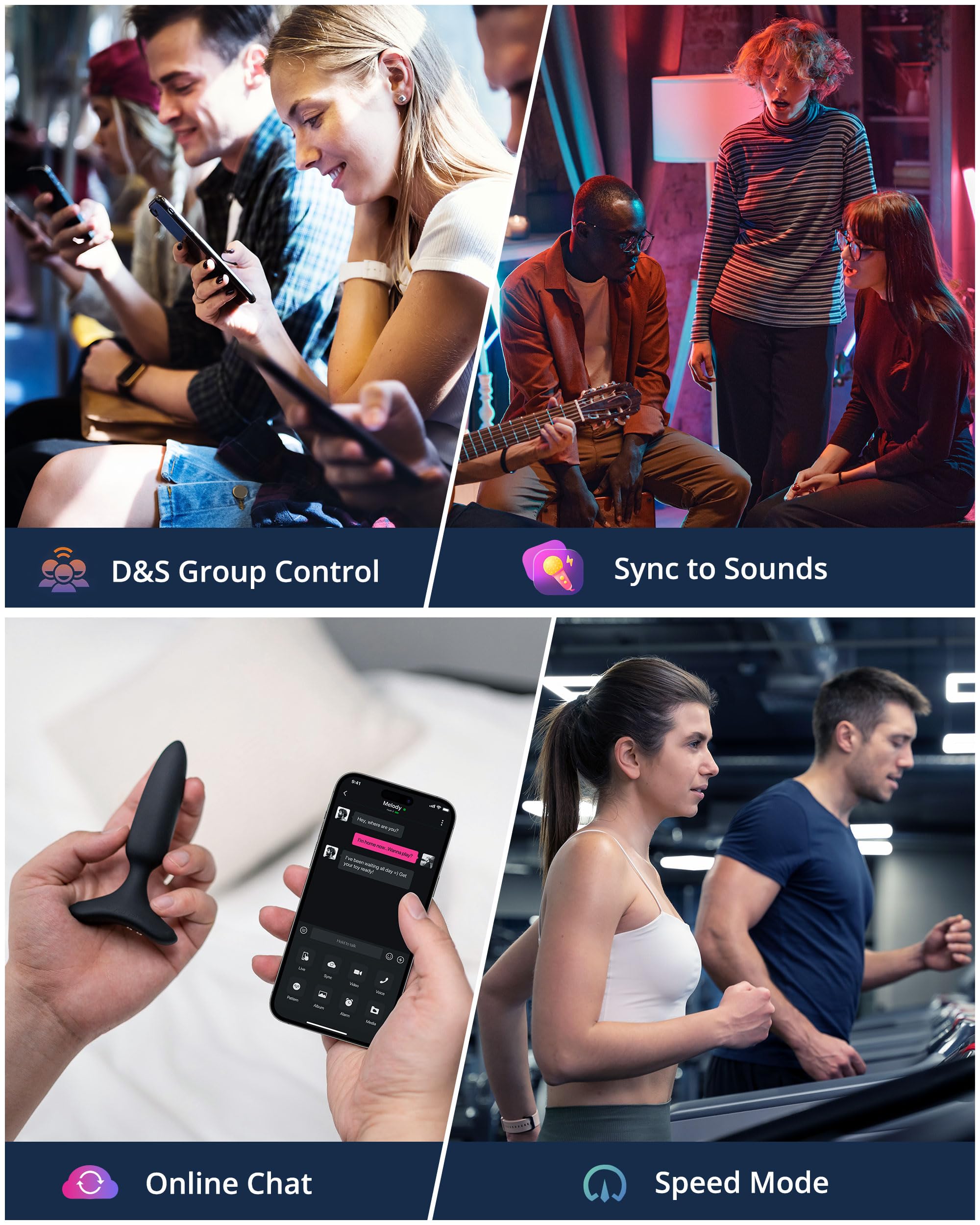 LOVENSE Hush 2 Vibrating Butt Plug 1.0", Silicone Anal Vibrator for Men with Remote Control, Waterproof and Rechargeable Big Plug Vibration Machine for Women, Adult Anal Plug Sex Toys for Couples - Image 3