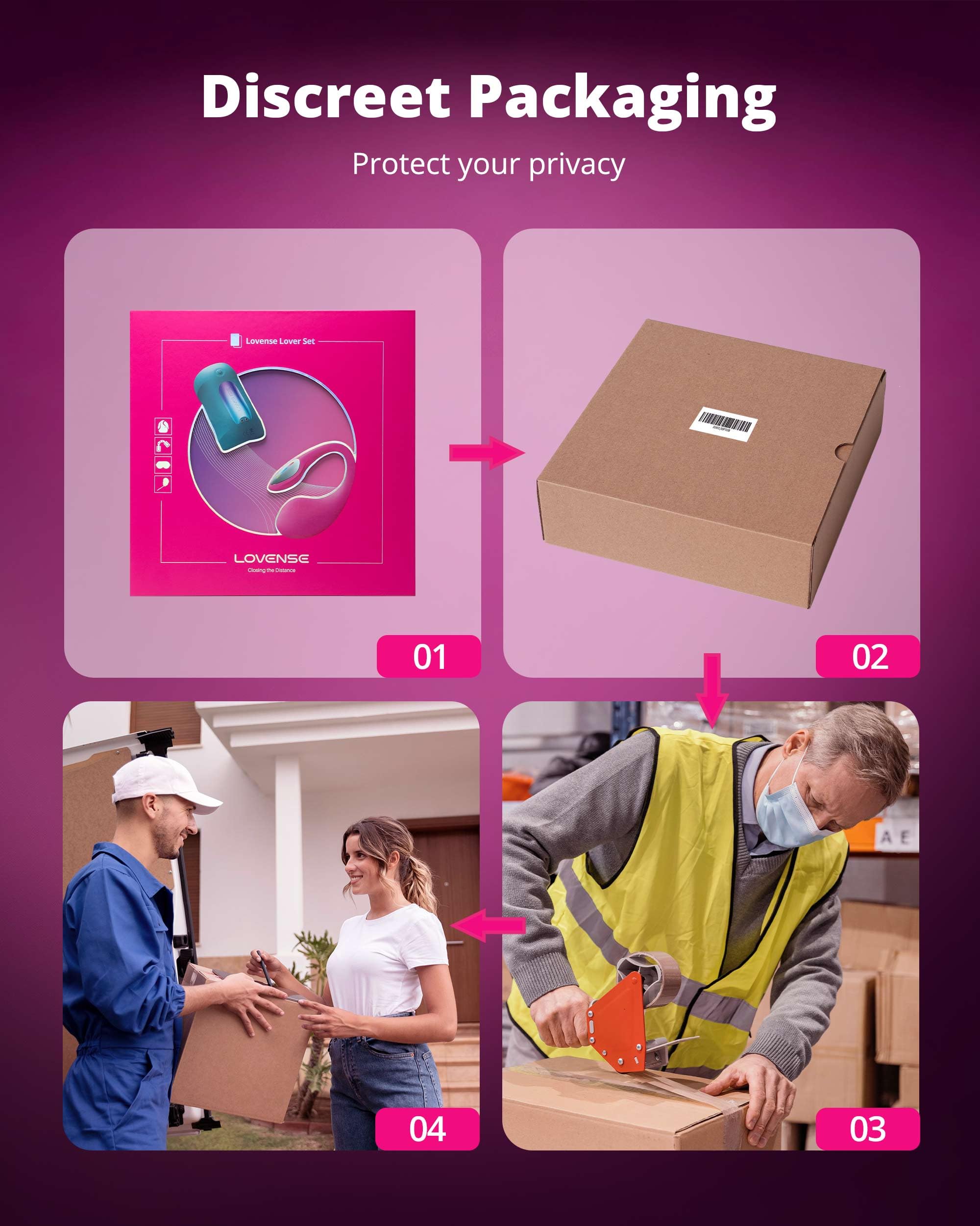 LOVENSE Lover Set - 2026 App Controlled Couples Kit, Waterproof Body-Safe Lush 4 Wearable Vibrator, Gush 2 Male Masturbator and Accessories, Long Distance Relationship Toys, Premium Couples Gift Set - Image 8