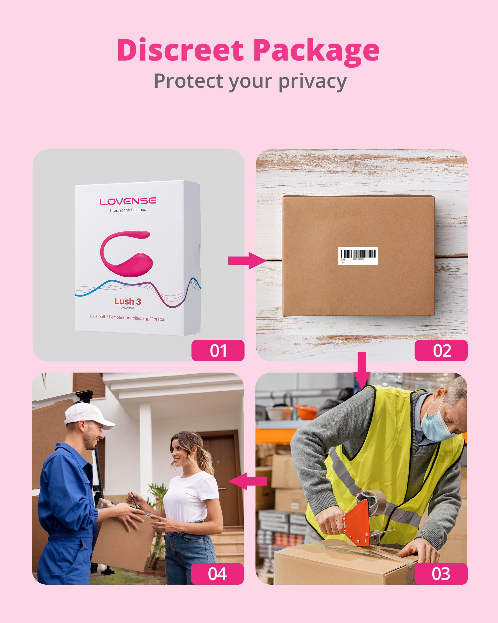 LOVENSE Lush 3 Remote Bullet Vibrator Womens Sex Toys, Wearable G Spot Vibrator with Remote Adult Sex Toys for Female Couples, Bluetooth Long Distance Vibrating Dildo with Unlimited Vibration Modes - Image 7