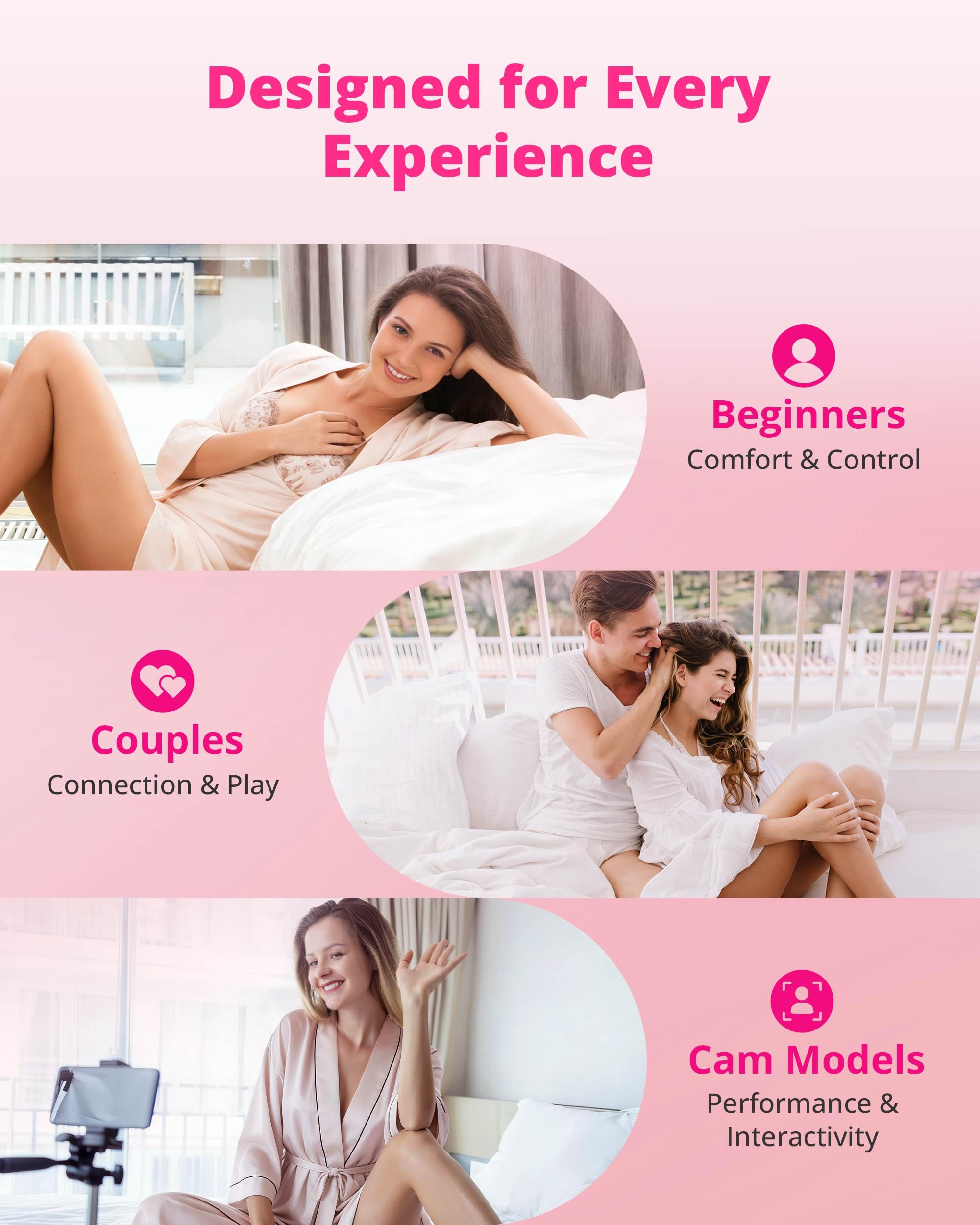 LOVENSE Lush Anal Vibrating Butt Plug Sex Toys, App Controlled Vibrator with LED Light, Small Anal Plug Adult Sex Toys & Games for Men Women Couples, Beginners-Friendly, Waterproof, Rose - Image 7
