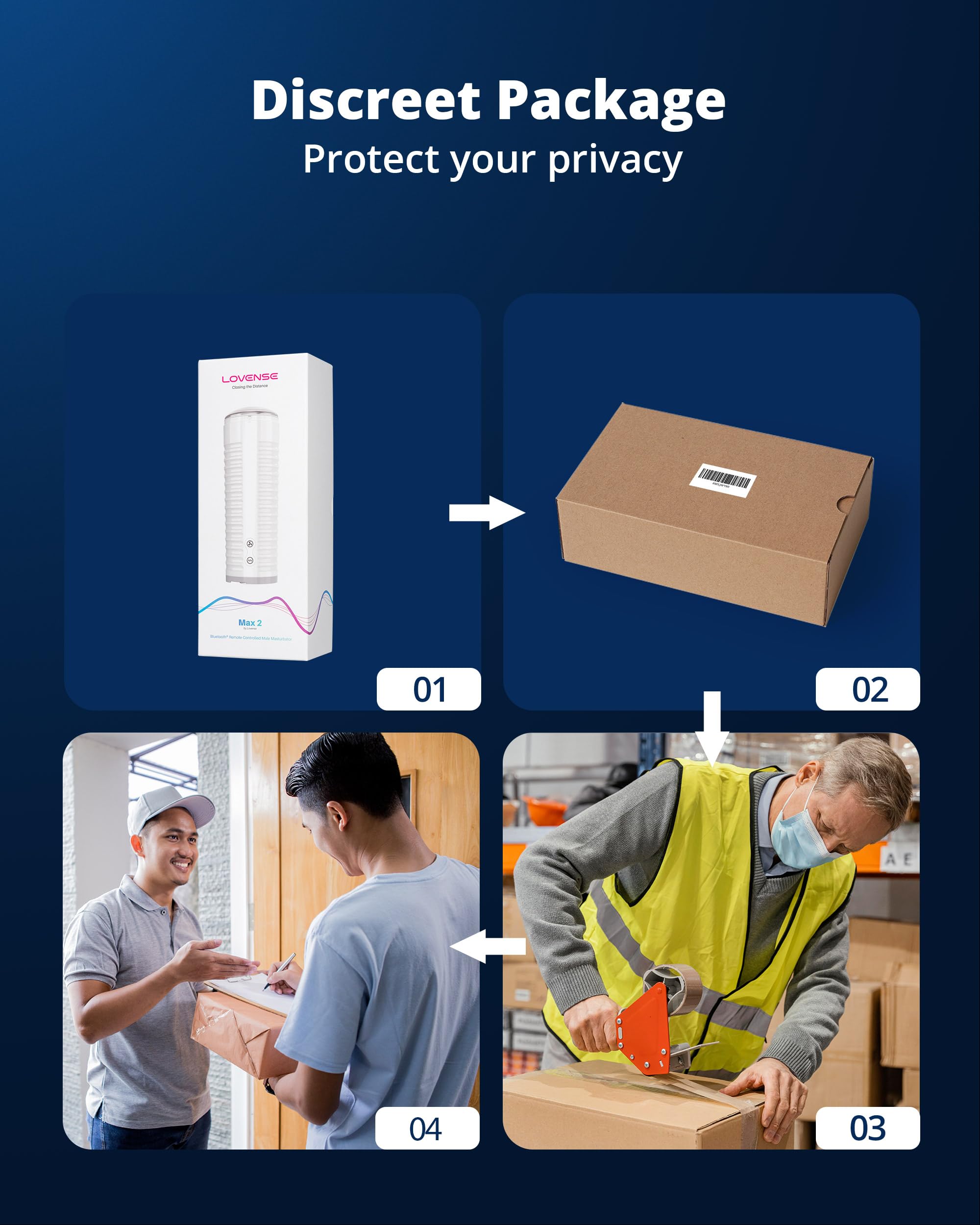 LOVENSE Max 2 Male Masturbator Sex Toys, Automatic Vibration Sex Machine Pocket Pussy with 360 Degree Contractions, Male Stroker Sucking Toys, 3D Realistic Pussy Pocket for Men's Oral Sex Toy - Image 8