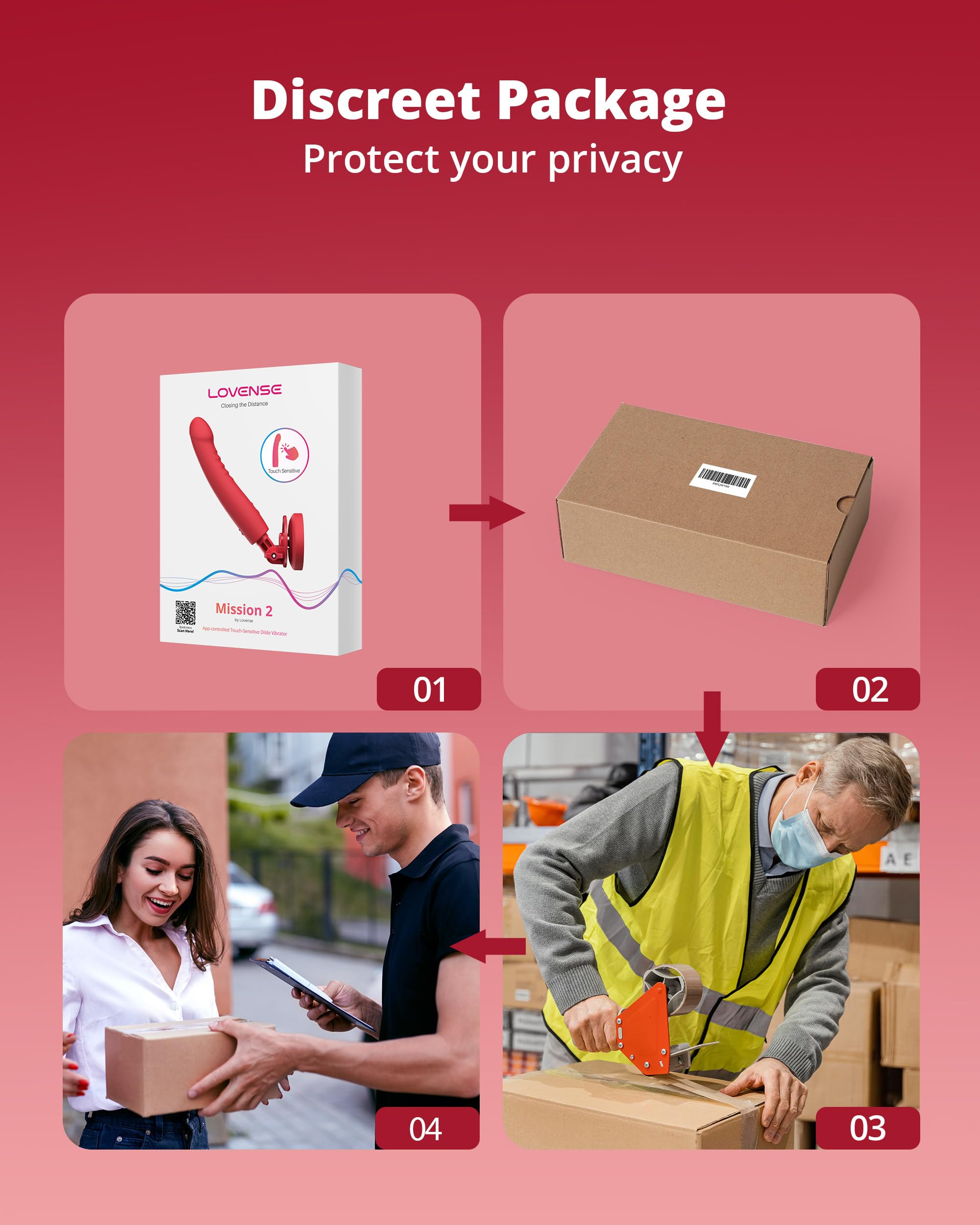 LOVENSE Mission 2 Dildo Machine, Adjustable 180° Suction Cup Dildo, App Remote Control Sex Machine for Women Powerful Vibration & Touch-Sense, Automatic Sex Toy for Couple - Image 8