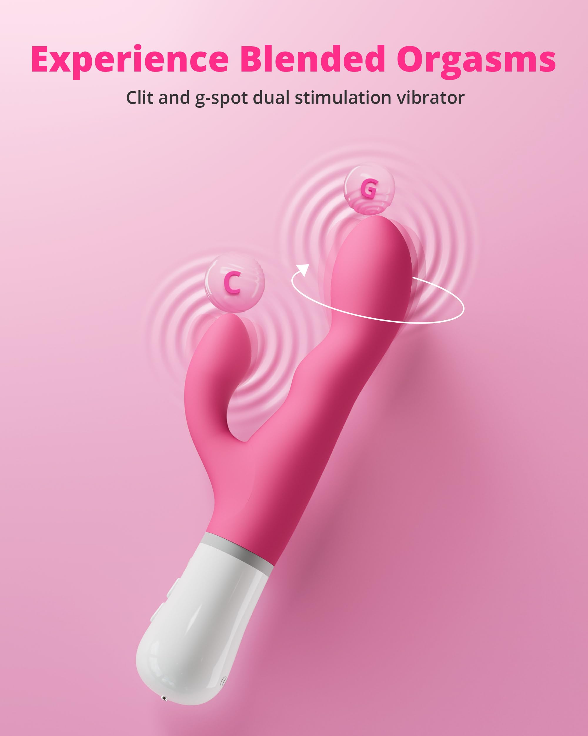 LOVENSE Nora Rabbit Vibrator with Remote, Rotating Dildo Rabbit G Spot Clitoral Stimulator Adult Sex Toys & Games App Controlled with 10,000+ Vibration Modes Long Distance Vibrator for Women Couple - Image 4