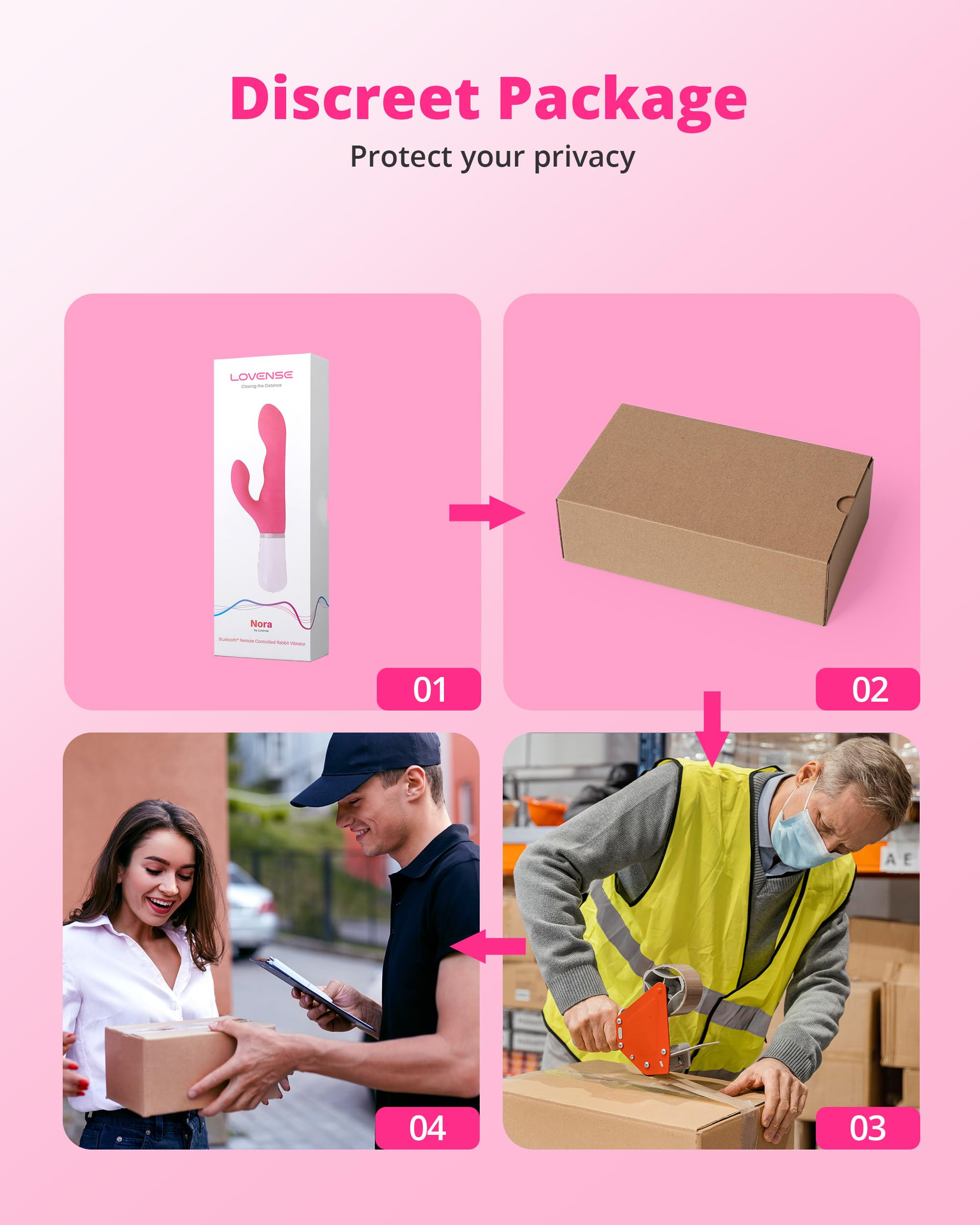 LOVENSE Nora Rabbit Vibrator with Remote, Rotating Dildo Rabbit G Spot Clitoral Stimulator Adult Sex Toys & Games App Controlled with 10,000+ Vibration Modes Long Distance Vibrator for Women Couple - Image 7