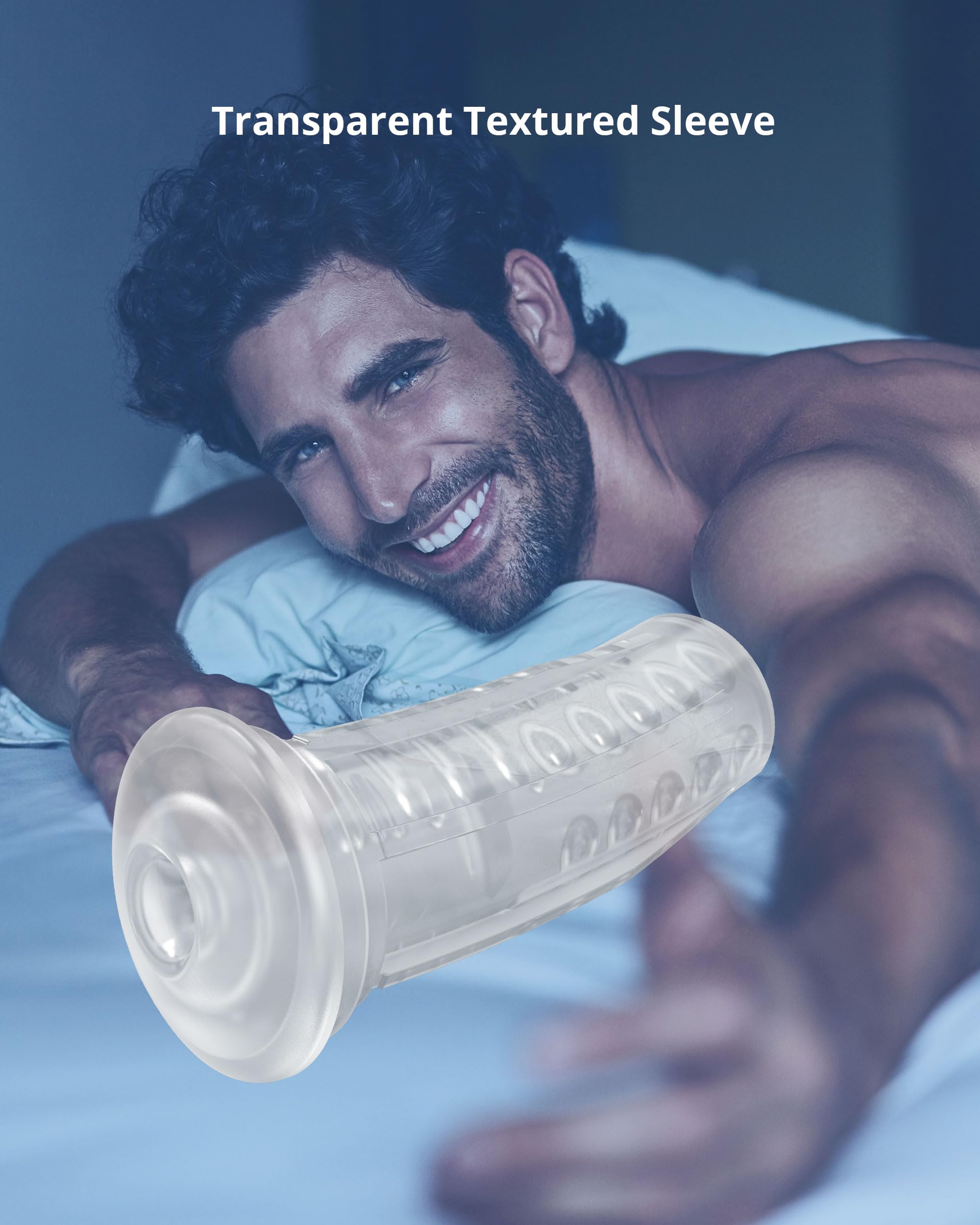 LOVENSE Pocket Pussy for Men, Max 2 Electric Masturbator Cup Accessories, 3D Realistic Crystal Neutral Hole Sleeve - Image 3