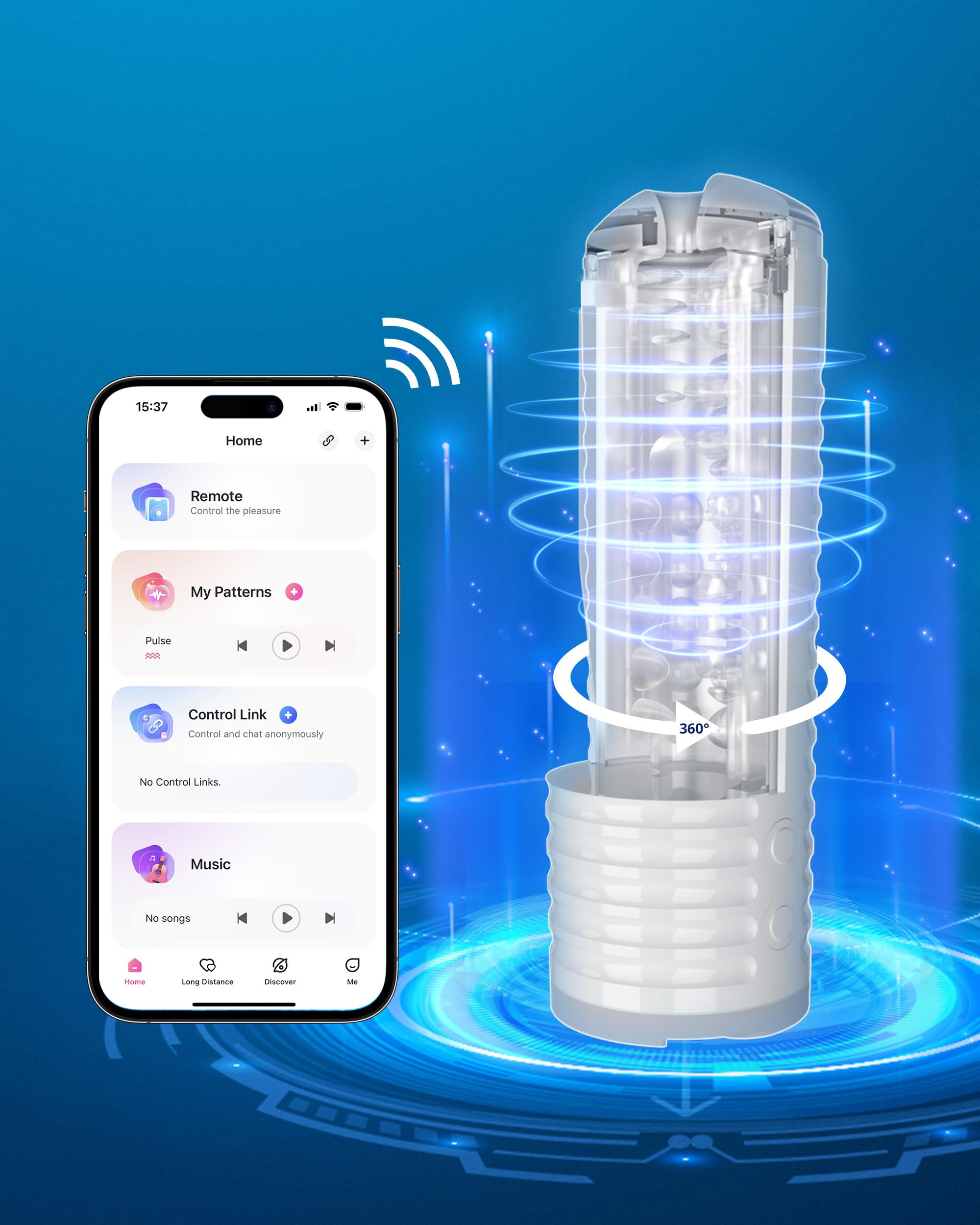 LOVENSE Pocket Pussy for Men, Max 2 Electric Masturbator Cup Accessories, 3D Realistic Crystal Neutral Hole Sleeve - Image 4