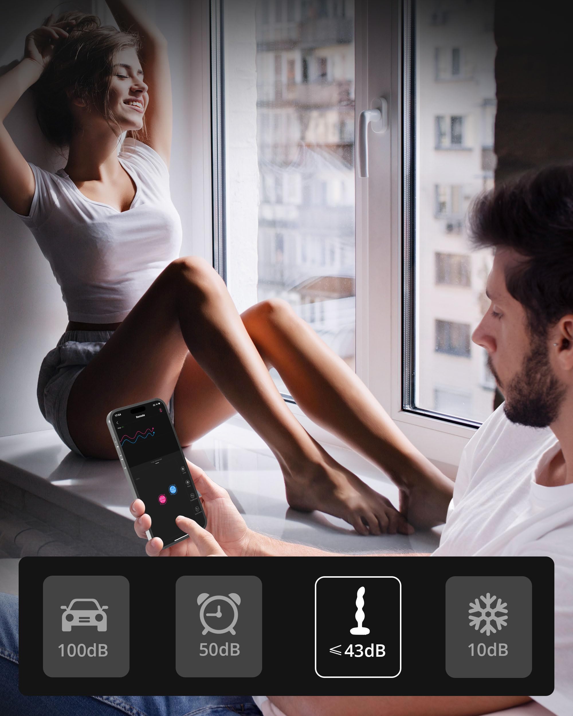 LOVENSE Ridge Vibrator Anal Beads Dildo, 360° Rotating Vibrating Butt Plug Anal Sexy Toys for Men Women, Adult Toy Prostate Massager, Remote Control Anal Vibrator for Beginner & Advanced Player - Image 5