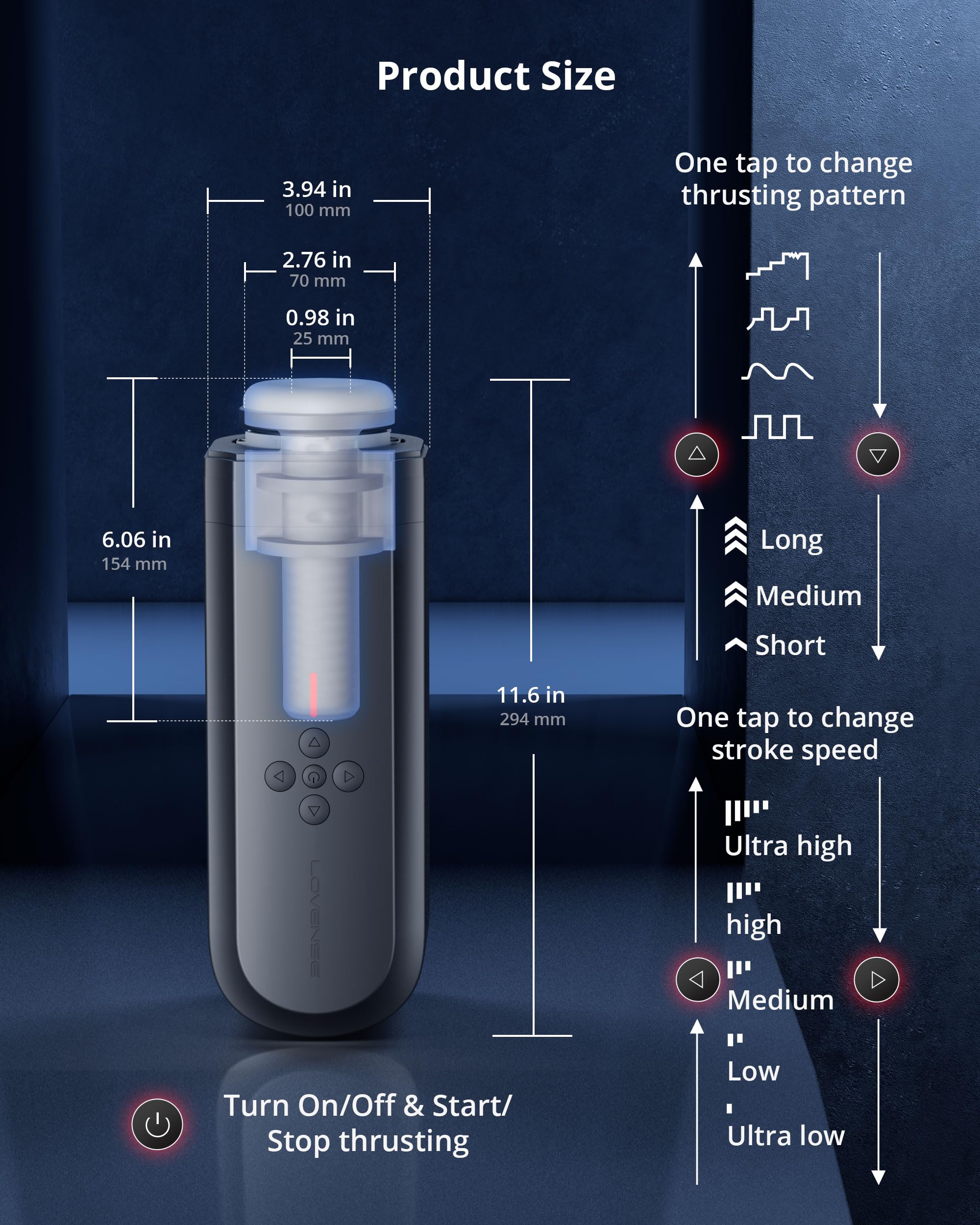 LOVENSE Solace Automatic Male Masturbator Stroker Toys, Hands-Free Electric Masturbators Cup with Adjustable Desk Mount 3D Realistic Pocket Pussy Adult Sex Toys & Games for Men Pleasure - Image 7