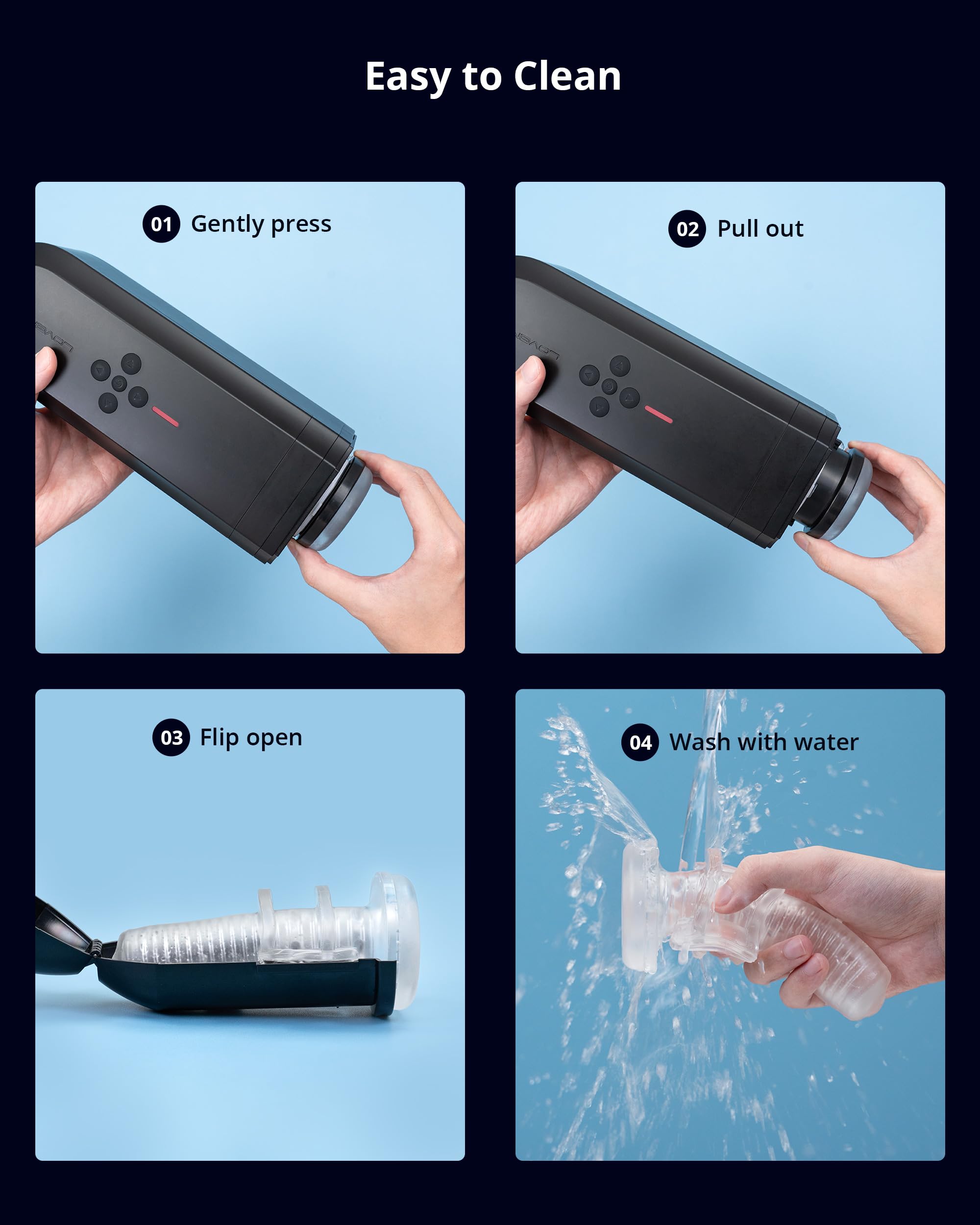 LOVENSE Solace Automatic Male Masturbator Stroker Toys, Hands-Free Electric Masturbators Cup with Adjustable Desk Mount 3D Realistic Pocket Pussy Adult Sex Toys & Games for Men Pleasure - Image 8