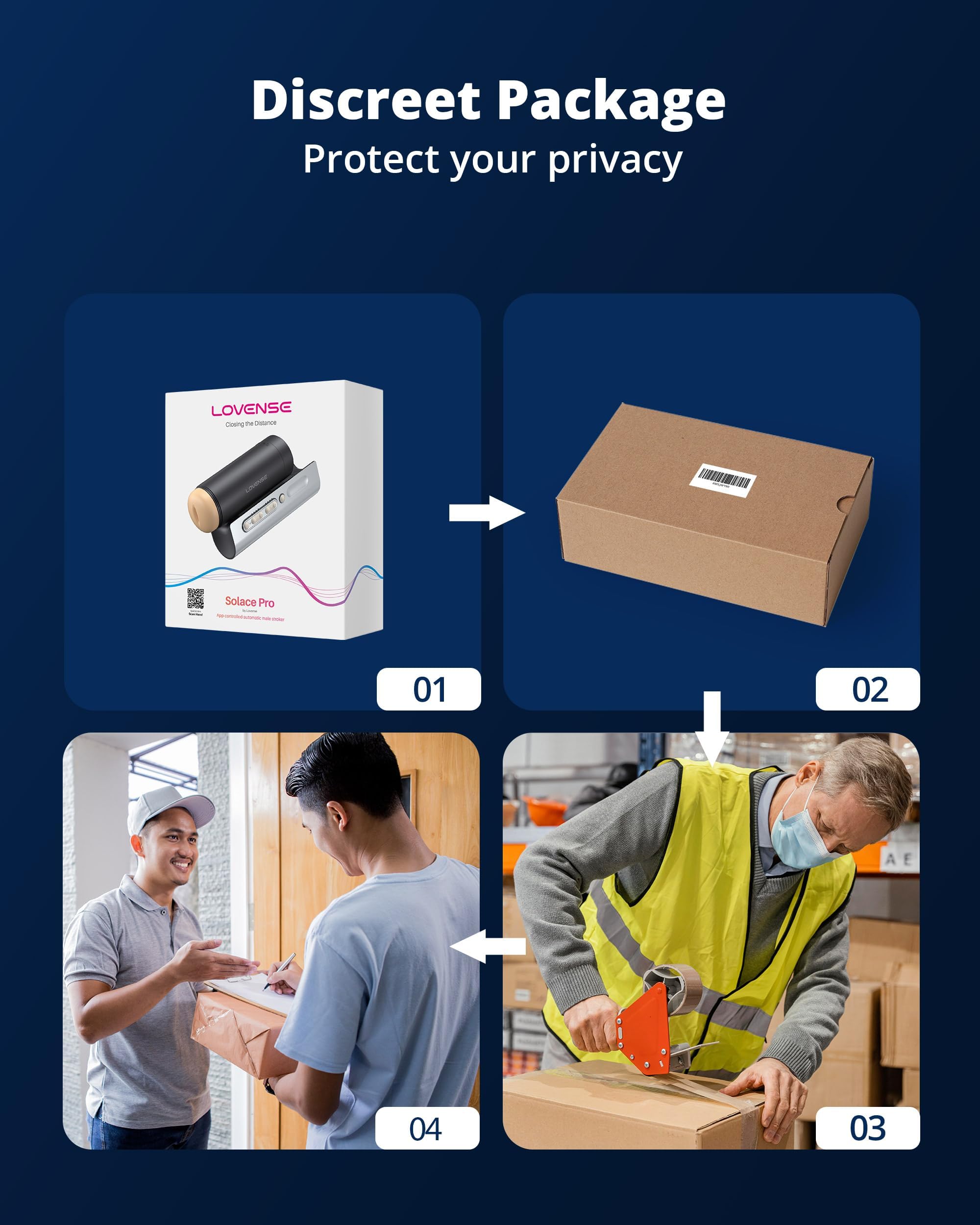 LOVENSE Solace Pro Automatic Male Masturbators, App Remote Control Pocket Pussy Thrusting Blowjob Sex Toys - Machines & Devices for Men Pleasure Adjustable Male Stroker with Immersive AI/VR Experience - Image 9