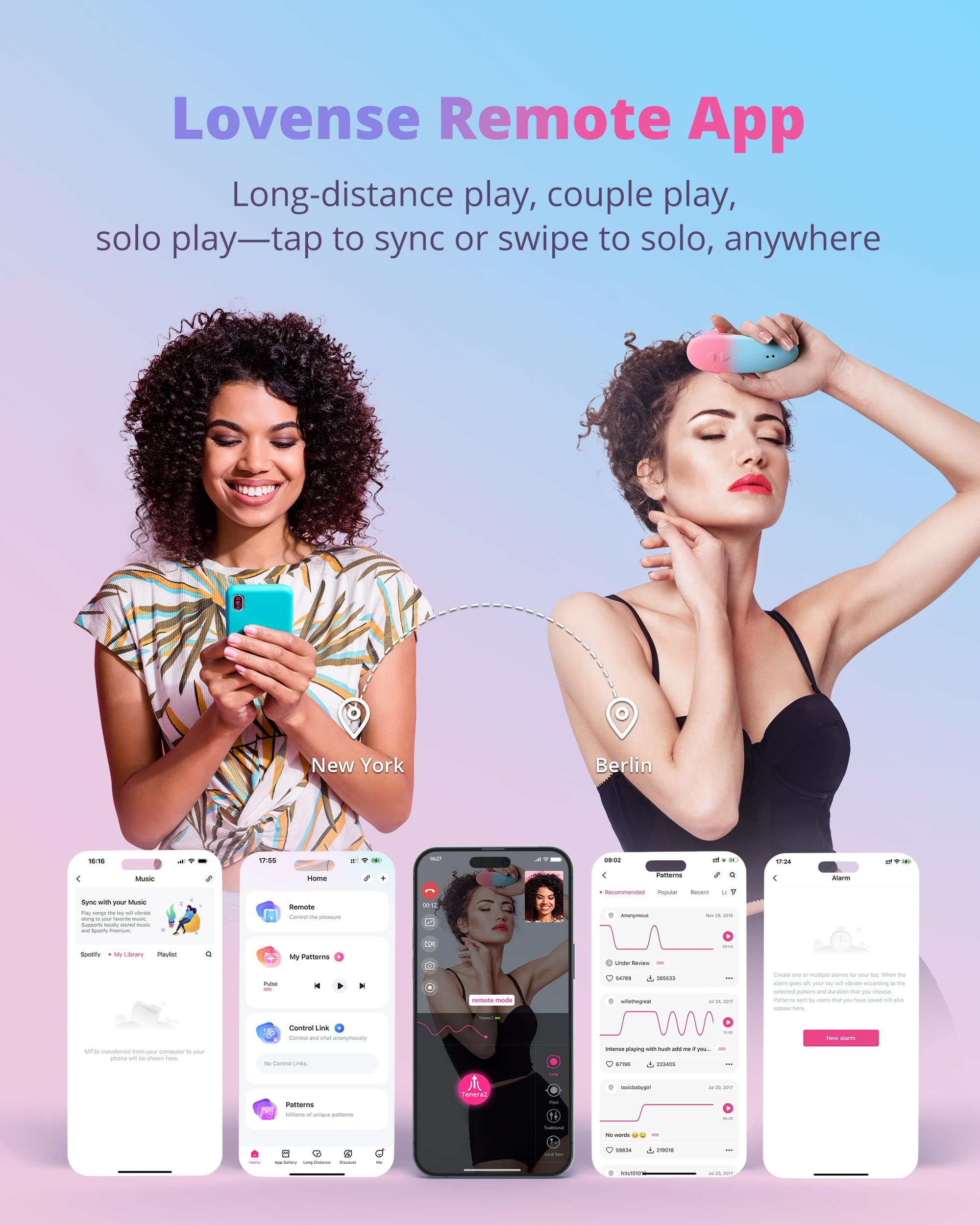 LOVENSE Tenera 2 PulseSense Sucking Vibrator, App-Controlled Clitoral Suction Stimulator Clitoris Nipples Vibrating Adult Sex Toys Games for Women Couples Pleasure - Image 4