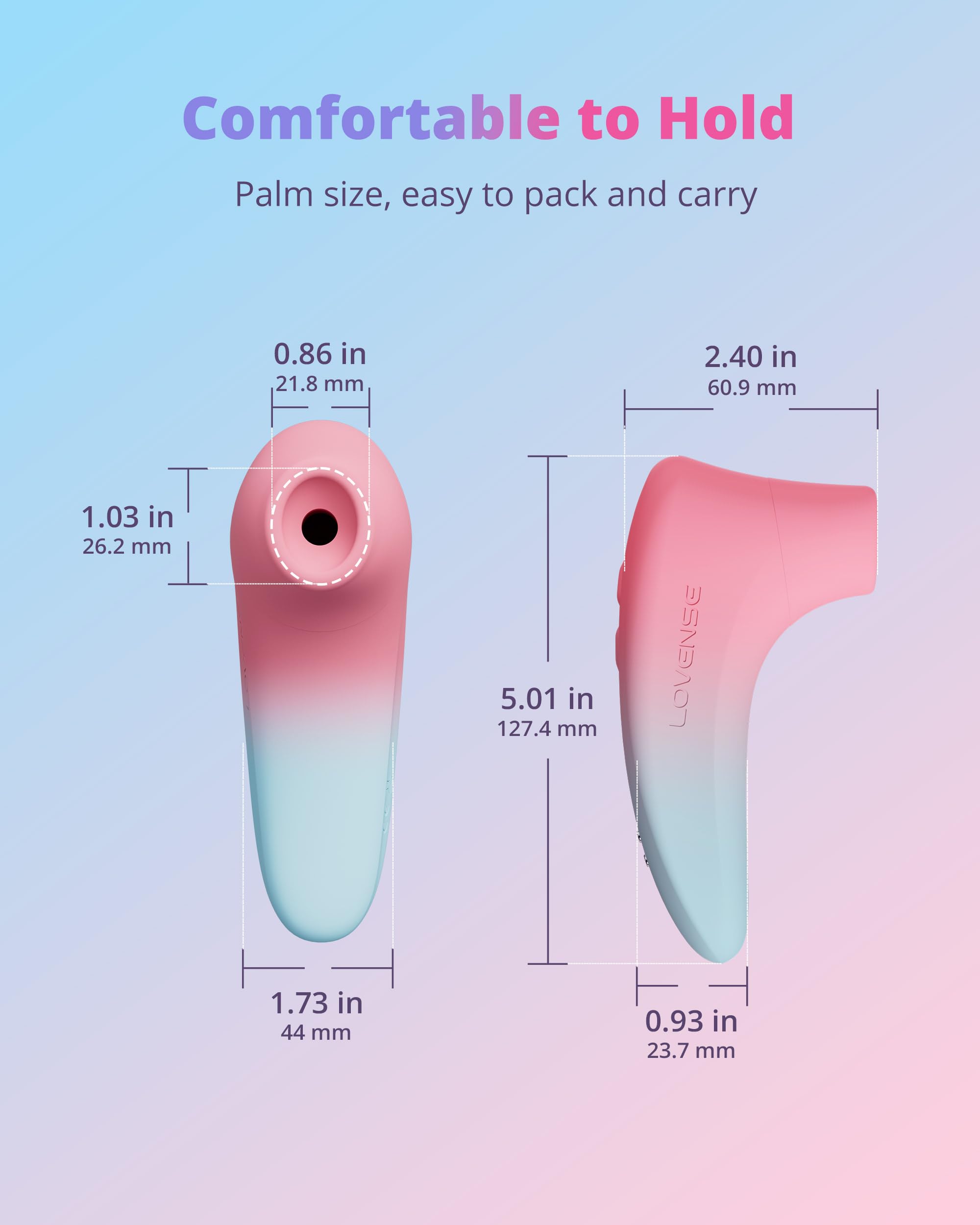 LOVENSE Tenera 2 PulseSense Sucking Vibrator, App-Controlled Clitoral Suction Stimulator Clitoris Nipples Vibrating Adult Sex Toys Games for Women Couples Pleasure - Image 6